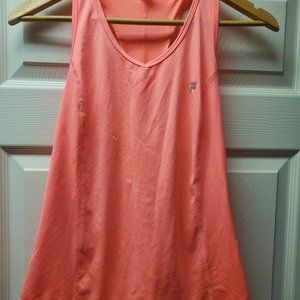 Women's Fila Orange Sport Tank Top Size S